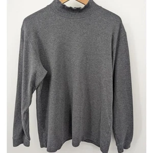 EUC Vintage 100% Baumwolle L.L. Bean grauer Rollkragenpullover Pullover Größe M - Bild 1 von 3