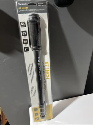 Targus 67" Monopod TG-MP6710 Extended Camera Camcorder 5.5' Black Mount Secure - Image 1 of 4