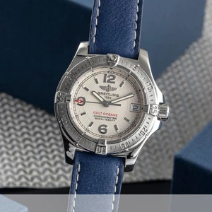 Breitling Colt Oceane Stahl Quarz Damenuhr Ref. A77380-178 Box & Papiere 2006 - Bild 1 von 14