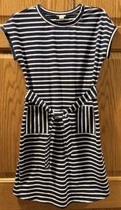 Sophia & Zeke Girls Cotton Spandex Striped Dress Sz 14 (XL) - Picture 1 of 12