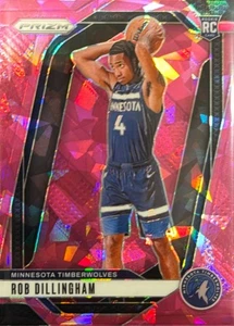 Panini Prizm #250 Rob Dillingham Pink Ice Prizms 2024 - Imagen 1 de 2