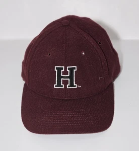 Harvard University Cap Hat Burgundy Unisex Adult Adjustable One Size Fits All - Picture 1 of 12
