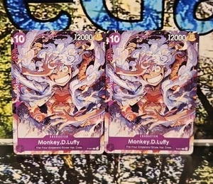 2 One Piece Card Game Promo Monkey D. Luffy P-041 Gear 5 Eng & Japanese - Bild 1 von 1