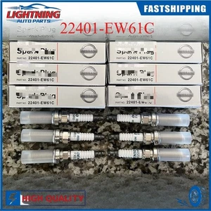 Set of 6 Denso 22401-EW61C Dual-Iridium Spark Plugs for Infiniti 2007-15 - Picture 1 of 5