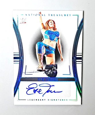 2024 Panini National Treasures WWE EVE TORRES! 1/1 PLATINUM AUTO! - Image 1 of 2