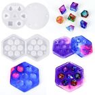 KISREL Dice and Dice Box Resin Molds Silicone DND Dice and Dice Organizer Epoxy