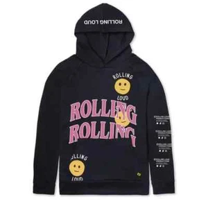 Rolling Loud Smiley Hooded Sweatshirt Cali 2021 Fesitval Merchandise Small - Picture 1 of 6