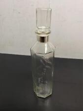 Vtg 12.5" Empty Glass Smirnoff Liquor Vodka Whiskey Carafe Collectible Unique