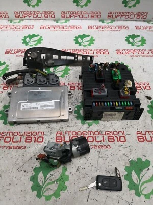 Kit Centralina Motore Citroen C3 J34p 215859329a 9663306680 9664156780 91124  - Immagine 1 di 3