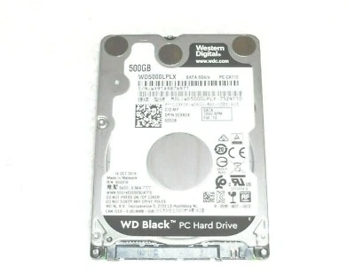 Dell WD 500GB 7.2K 6G 32MB 2.5in SATA Hard Drive WD5000LPLX CXKCK 0CXKCK THA01 - Image 1 of 3