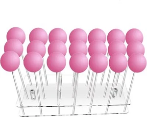 Cake Pop Stand21 Hole Clear Acrylic Lollipop Holder Lollipop Sticks Wedding Baby - Picture 1 of 3