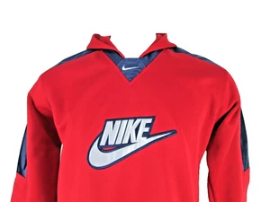 Nike Hoodie Boys XL 18-20 Red & Blue Pullover - Picture 1 of 9