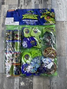 TEENAGE MUTANT NINJA TURTLES MEGA PARTY SET 48 PC - Picture 1 of 4