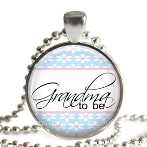 Oma To Be Anhänger Charm oder Schlüsselanhänger 1" Runde Fassung Neu Großmutter Geschenk - Bild 1 von 1