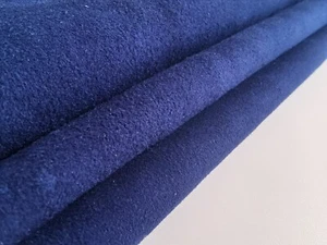 soft blue GENUINE suede goatskin leather lining whole hide - Picture 1 of 7