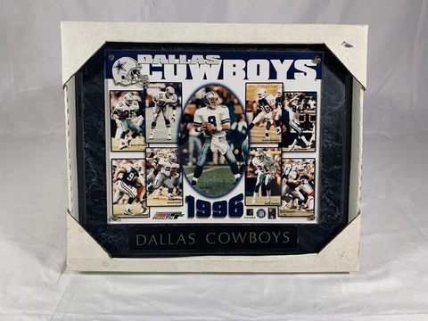 1996 NFL DALLAS COWBOYS Wall Plaque All Players Troy Aikman Emmitt Smith Cover