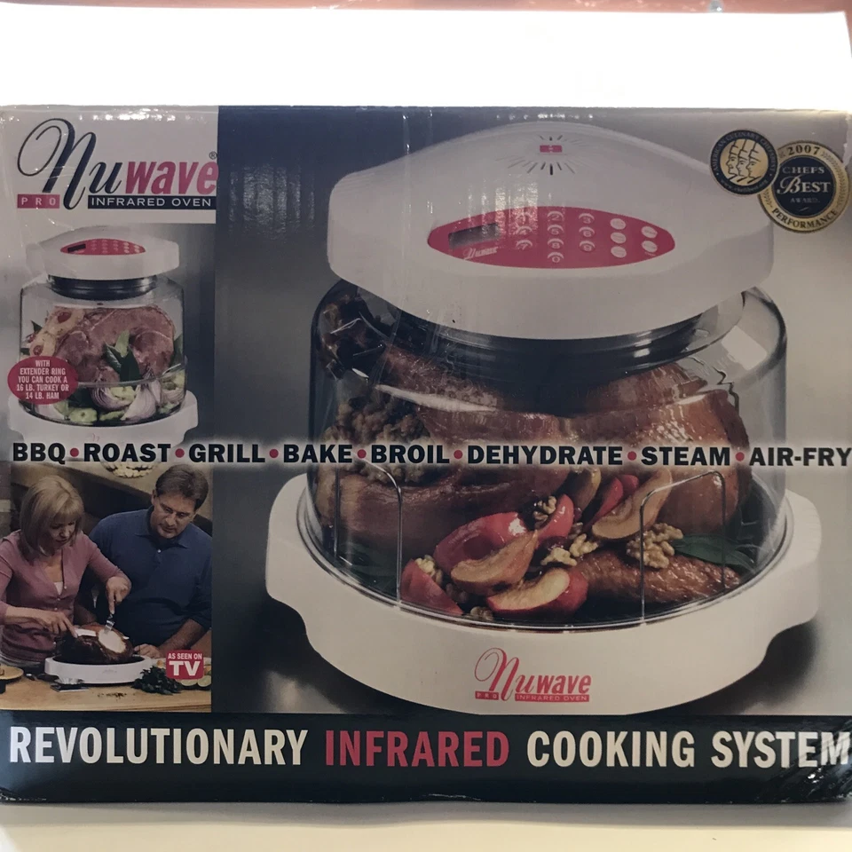 NuWave Pro forno infravermelho fritadeira a ar, vaporizador, desidratar, assar, grelhar, novo - Imagem 1 de 4