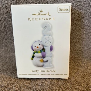Hallmark Keepsake Ornament 2012 Frosty Fun Decade Snowman  - Picture 1 of 6