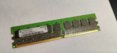 Memoria RAM HP 512MB HYS72T64000HU-3.7-A 1Rx8 PC2-4200E-444-11-A1 A5V54102099 - Immagine 1 di 2