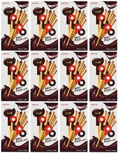 Japanese Chocolate TOPPO Pretzel Cookies Cream Stick Candy Sweet Snack 72g LOTTE - Picture 1 of 44