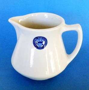 VINTAGE 1930 VETERANS ADMINISTRATION TEPCO RESTAURANT CHINA PITCHER  - Picture 1 of 4