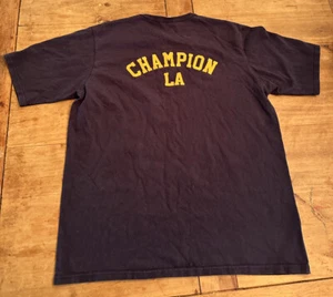 Men’s blue Champion LA Stitched Embroidered Blue Shirt 2XL - Picture 1 of 6