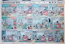 Katzenjammer Kids by Knerr - large half-page color Sunday comic - Nov. 9, 1941