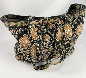 BORSA BORSA A TRACOLLA VERA BRADLEY NERA MARRONE CHIUSURA A SCATTO CON BORSA CAMBIO - Foto 1 di 8