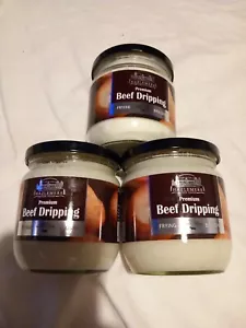 3 Jars of BEEF Dripping HAZELMERES, Great Taste. 320g X3=960G. FREE P&P - Picture 1 of 3