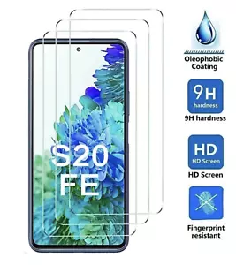For Samsung A53 S21 FE S20 FE 2 x Tempered Glass Screen Protector - Picture 1 of 7