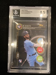 2020 Topps Attax Superstars #22 Bo Bichette RC Rookie BGS 8.5 NM-MT+ POP 1