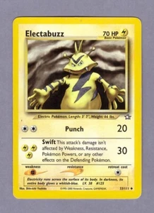 Pokémon ELECTABUZZ Card 70 HP ♦ 33/111 ENG non comune - Picture 1 of 2