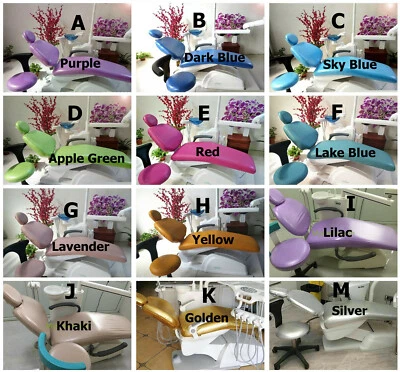 Dental Unit Chair Cover Full PU/CLOTH Dentist Stool Sleeves Waterproof 1Set