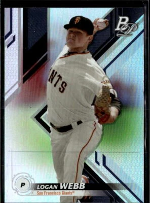 2019 Bowman Platinum Top Prospects #TOP-30 Logan Webb - Image 1 of 2