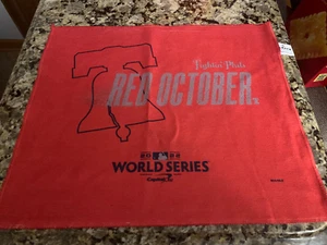 BRAND NEW 2022 Philadelphia Phillies  Red October Rally Towel World Series - Picture 1 of 1