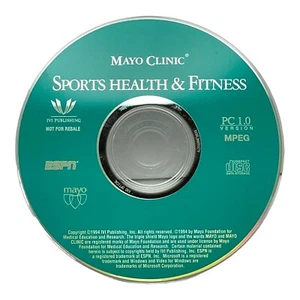 Mayo Clinic Sports Health Fitness PC CD-ROM Windows Vintage 1994 - Picture 1 of 2