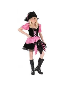 Childs Pink Punk Pirate Costume - Picture 1 of 2