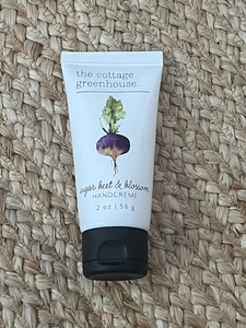 The Cottage Greenhouse Handcreme Sugar Beet & Blossom 2oz Travel Size new - Picture 1 of 2