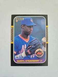 DARRYL STRAWBERRY 1987 DONRUSS BASEBALL CARD #118 NEW YORK METS - Picture 1 of 2