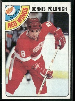 1978-79 Topps Dennis Polonich #106 Detroit Red Wings - Image 1 of 2