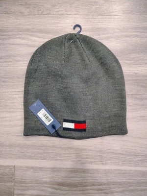 NUEVO GORRO TOMMY HILFIGER GRIS MODA INVIERNO HOMBRE TALLA ÚNICA TH100142C Foto 1 de 3