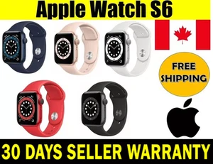 Apple Watch Series 6 - GPS/Cellulaire - 40/44 mm - Bon état ** Batterie saine 70-79% ** - Photo 1 sur 2