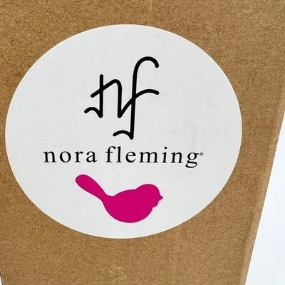 Nora Fleming Pinstripes Cracker Serving Tray In Box 12" x 3" - Image 1 of 4