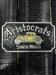 Aristokraten Santa Maria Car Club Plakette - Bild 1 von 2