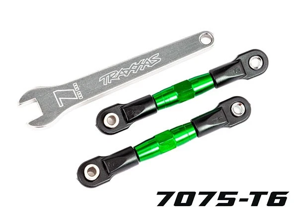 Traxxas 1/10 Drag Slash 2x2 VXL * Eslabones inclinados traseros, TUBOS verde anodizado, 7075- Foto 1 de 1