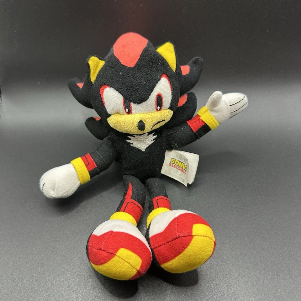 Sonic The Hedgehog Plush Shadow The Hedgehog 8” TOMY plush   - Image 1 of 4