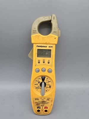 Fieldpiece SC76 HVAC/R Clamp Meter Temperature & Capacitance Used - Image 1 of 4