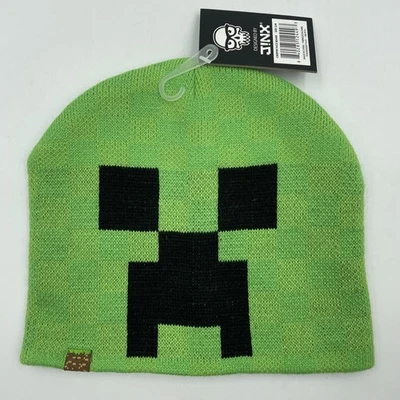 Minecraft • Creeper Face Beanie Hat • Jinx Officially Licensed • New - Image 1 of 4