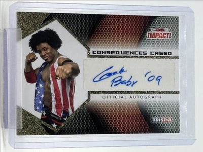 CONSEQUENCES CREED 2009 TRISTAR IMPACT AUTOGRAPH AUTO /60 Q1215 - Image 1 of 2