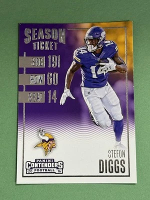 Stefon Diggs 2016 Panini Contenders Minnesota Vikings #38 T5 - Image 1 of 2
